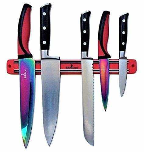 Magnetic Knife/Tool Rack - 6 Red