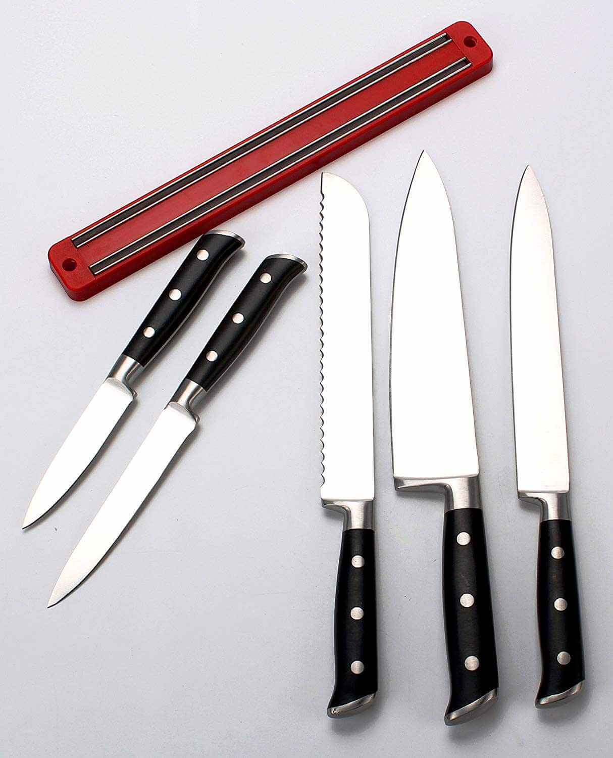 Magnetic Knife/Tool Rack - 6 Red