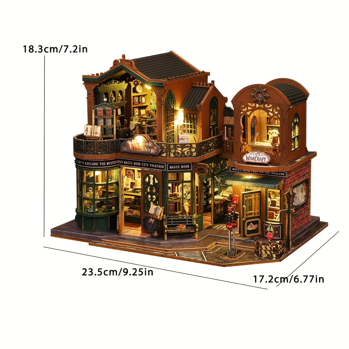 3D Puzzle DIY Castle Dollhouse Kit — Wooden Assembly Building Model | Birthday Gift