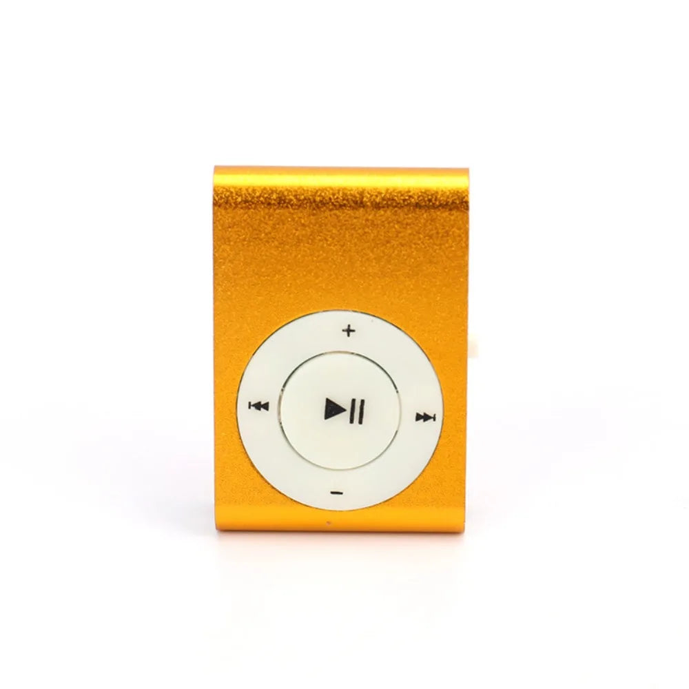 Mini Clip MP3 Player — TF Card Support, 8 Colors | Portable Walkman for Music Lovers