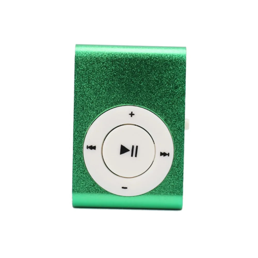 Mini Clip MP3 Player — TF Card Support, 8 Colors | Portable Walkman for Music Lovers