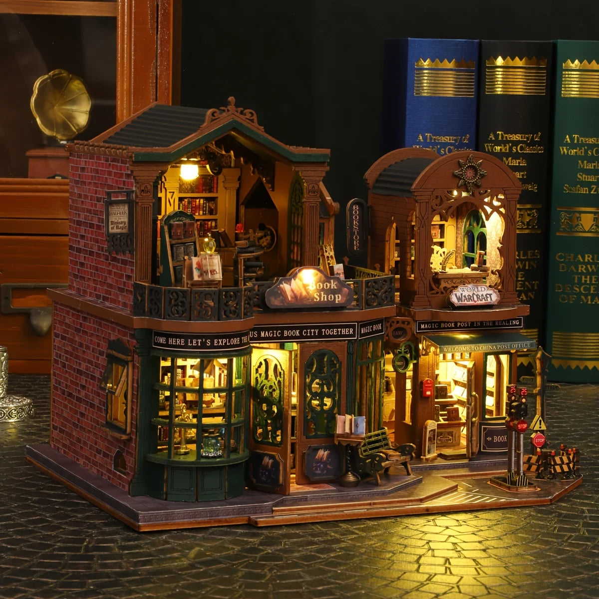 3D Puzzle DIY Castle Dollhouse Kit — Wooden Assembly Building Model | Birthday Gift