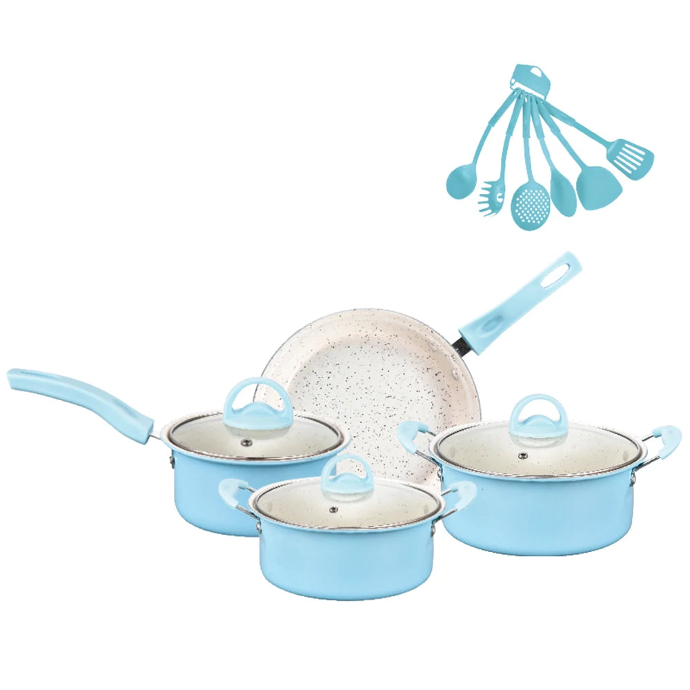 13-Piece Non-Stick Cookware Set | Pots, Pans & Kitchen Utensils