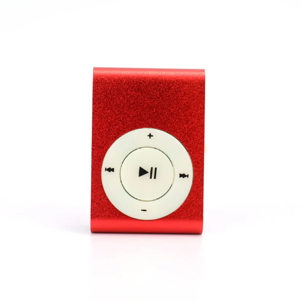 Mini Clip MP3 Player — TF Card Support, 8 Colors | Portable Walkman for Music Lovers