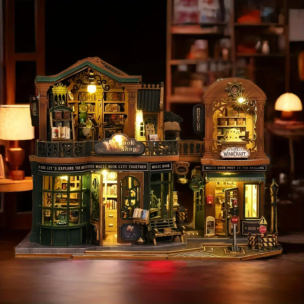 3D Puzzle DIY Castle Dollhouse Kit — Wooden Assembly Building Model | Birthday Gift