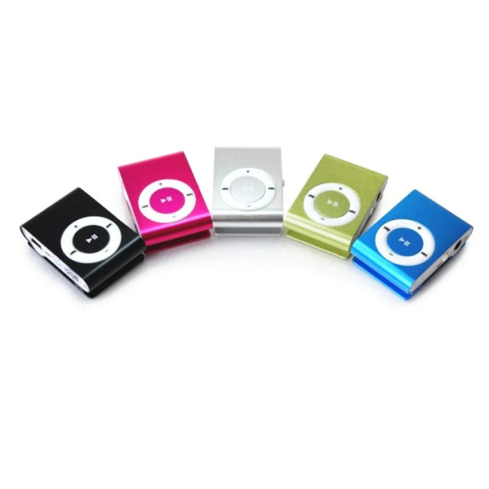 Mini Clip MP3 Player — TF Card Support, 8 Colors | Portable Walkman for Music Lovers