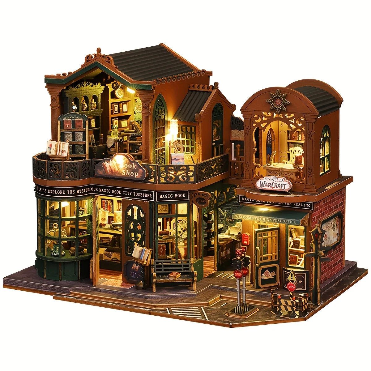 3D Puzzle DIY Castle Dollhouse Kit — Wooden Assembly Building Model | Birthday Gift