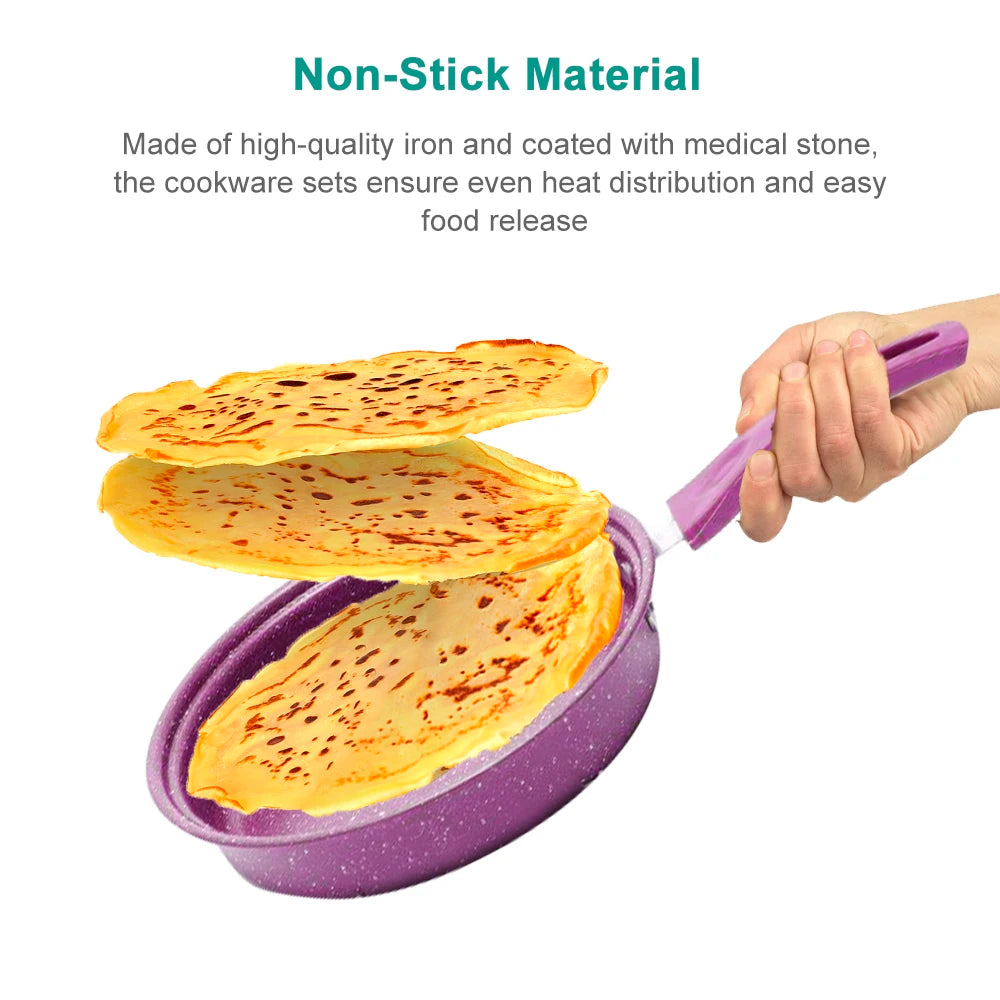 13-Piece Non-Stick Cookware Set | Pots, Pans & Kitchen Utensils