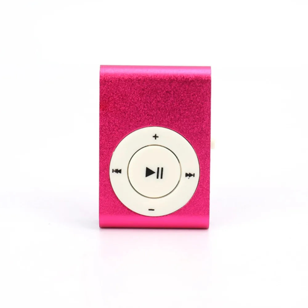 Mini Clip MP3 Player — TF Card Support, 8 Colors | Portable Walkman for Music Lovers